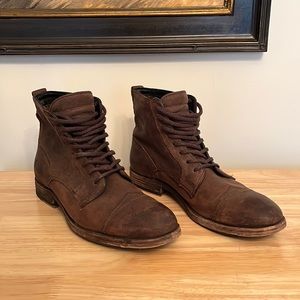 Men’s Size 12 lace-up Frye Boots (hardly worn)